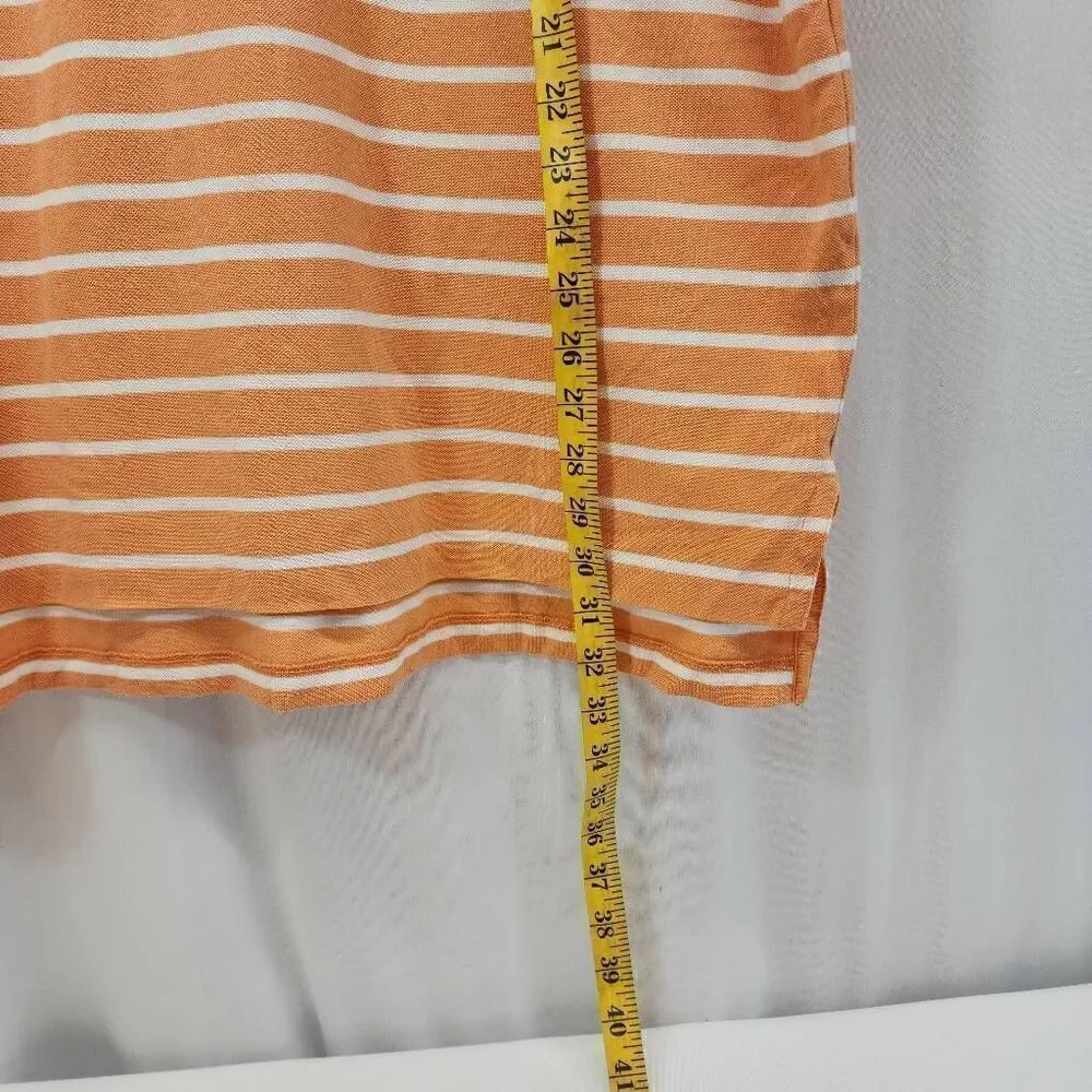 Polo Ralph Lauren Men's Size XL Polo Golf Fit Orange Stripe Shirt P13